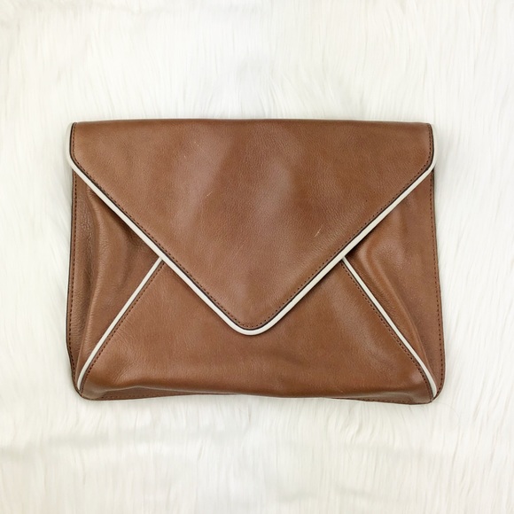 Banana Republic Handbags - BR Leather Envelope Clutch